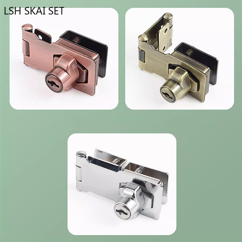 Furniture Hardware Store - No-punch Glass Door Lock Store Display