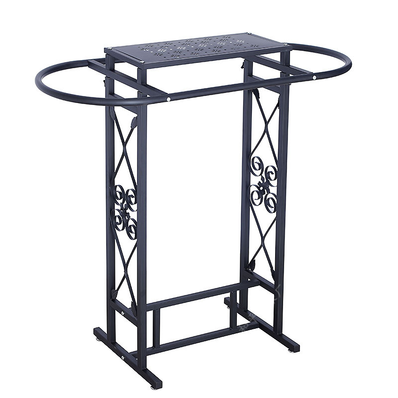 Iron Clothing Store Oval Shelf - Furniture Hardware Store ulasan dan harga