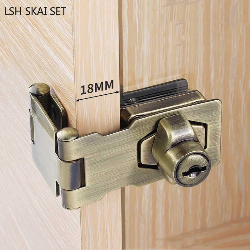 No-punch Glass Door Lock Store - Furniture Hardware Store ulasan dan harga