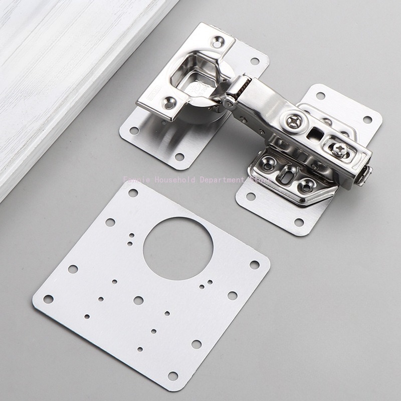 2/10Sets Hinge Repair Plate Ki - Furniture Hardware Fixing Screws ulasan dan harga