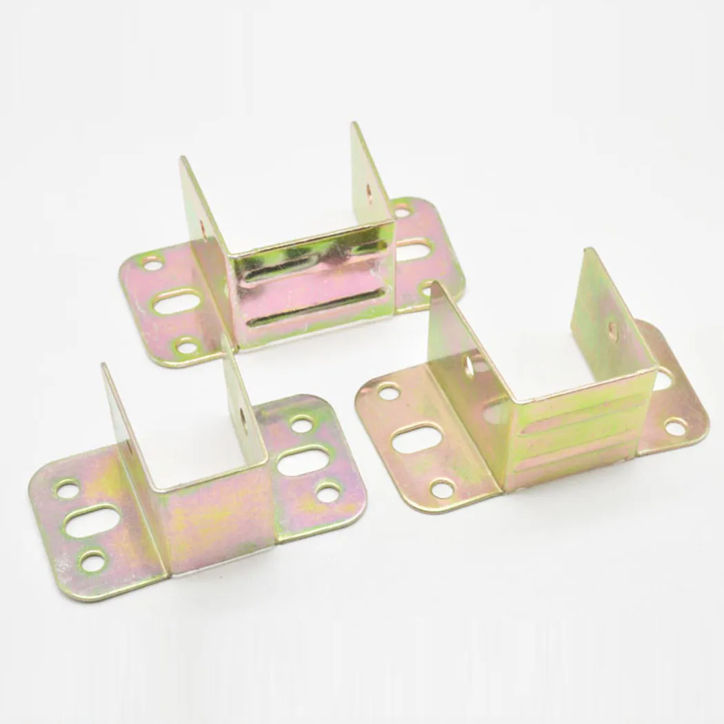 2pcs U Shaped Metal Bed Bracke - Furniture Rails Hardware ulasan dan harga