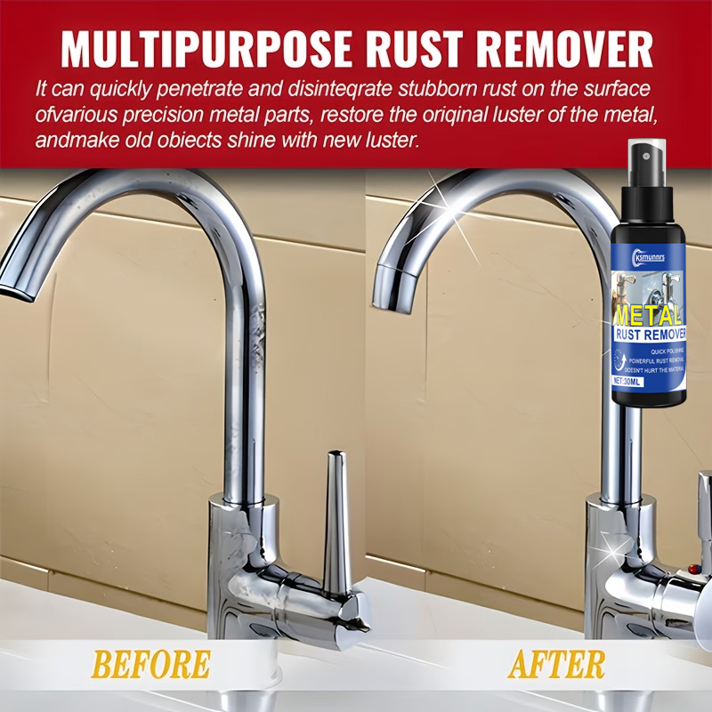 Rust Removal Spray Metal Polis - Furniture Hardware Cleaner ulasan dan harga
