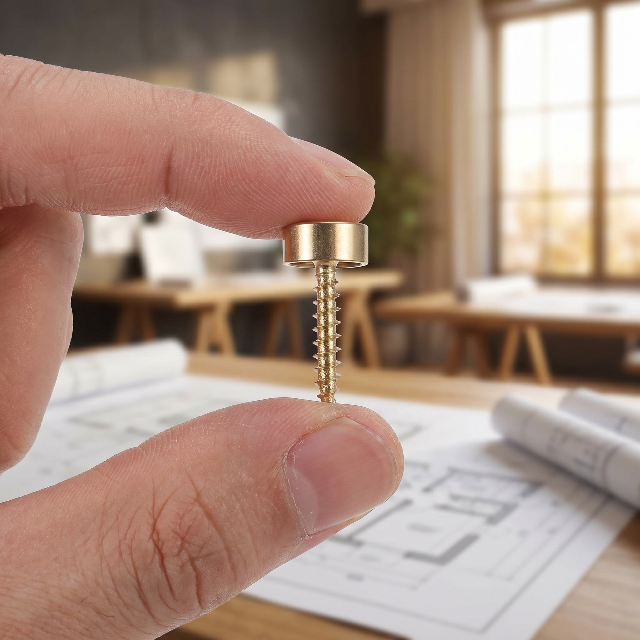 16Pcs Brass Decorative Screw C - Furniture Hardware Fixing Screws ulasan dan harga