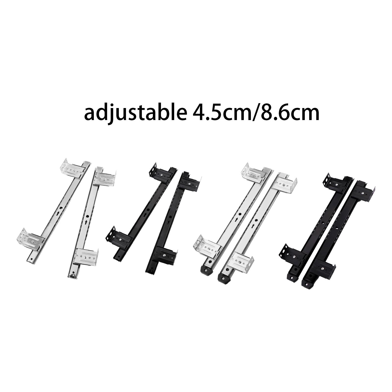 Keyboard Tray Slides Metal Cab - Furniture Rails Hardware ulasan dan harga