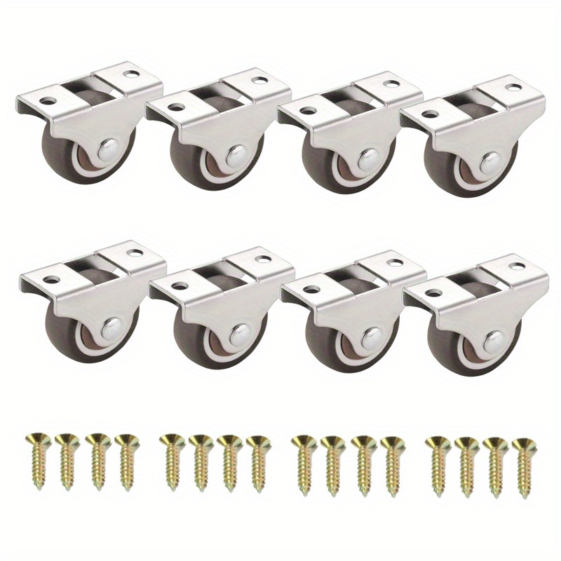 Fixed Caster Wheels, Heavy Dut - Furniture Hardware Fixing Screws ulasan dan harga