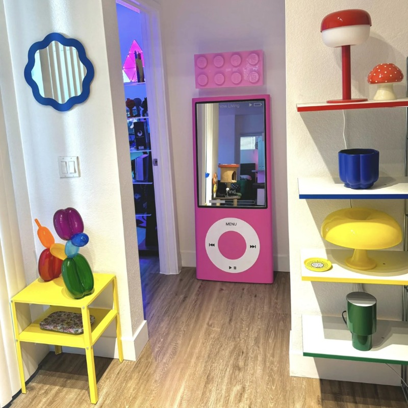 Retro Full-length Mirror Full- - Furniture For Hardware Shop ulasan dan harga