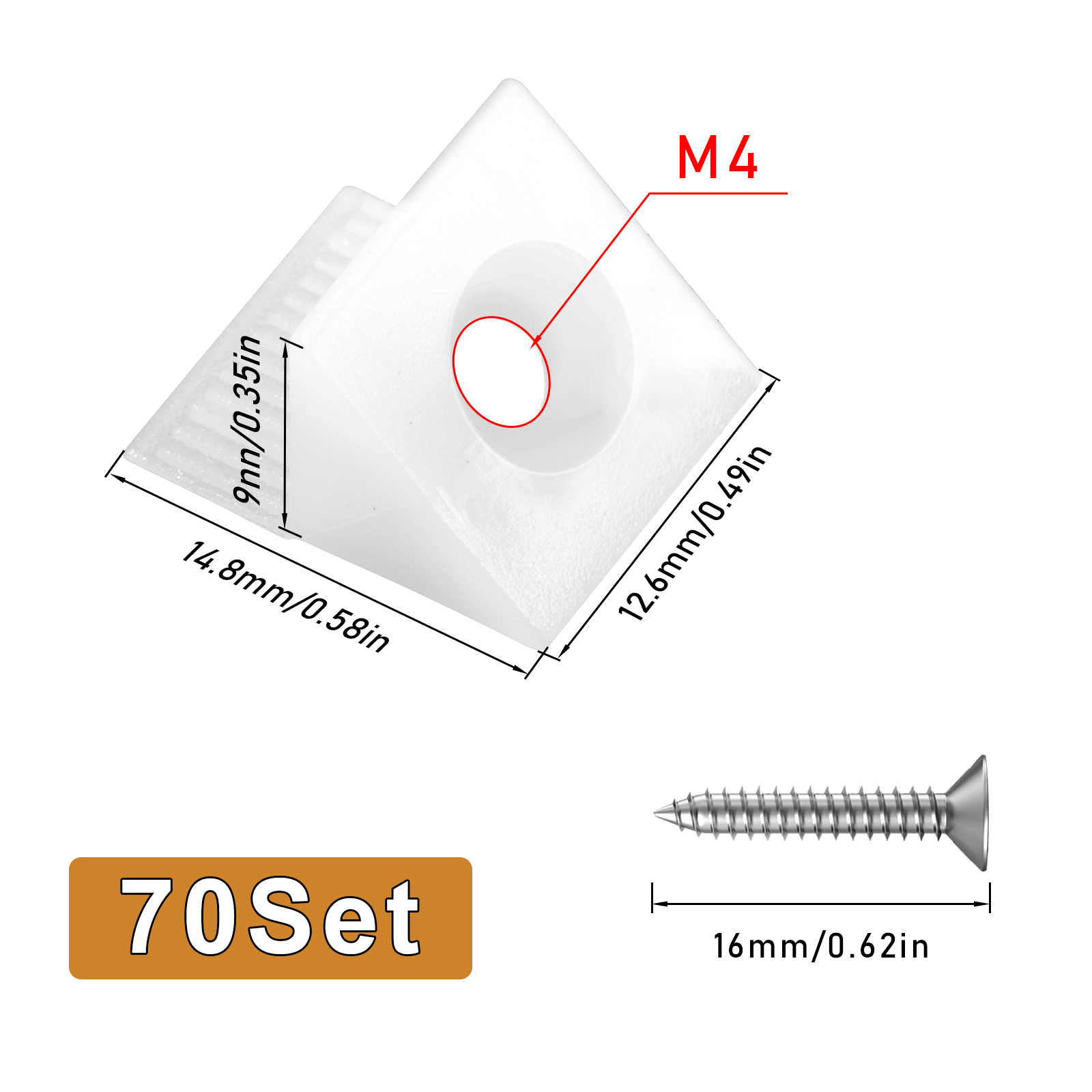 60set Repair Fixing Drawer Che - Furniture Hardware Fixing Screws ulasan dan harga