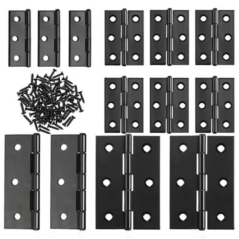 WV Black Door Hinges Stainless - Furniture Hardware Fixing Screws ulasan dan harga