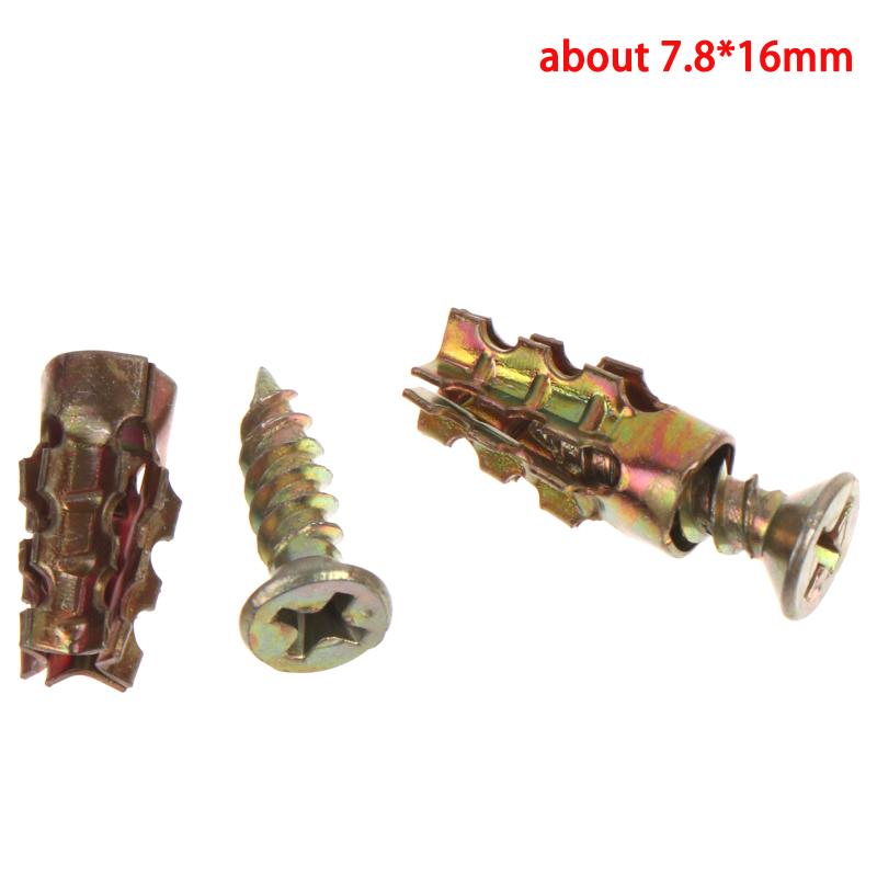 #30/50/100Pcs Short Expansion  - Furniture Hardware Fixing Screws ulasan dan harga